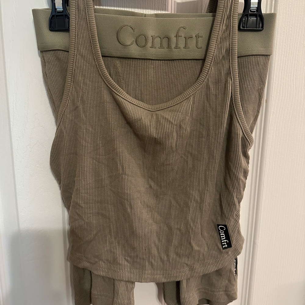 Comfrt Olive Green Women's Intimate Set - Picture 3 of 7